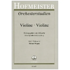 Ring, H. / Spindler, F.: Orchesterstudien Heft 13: Wagner