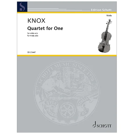 Knox, G.: Quartet for One (2020)