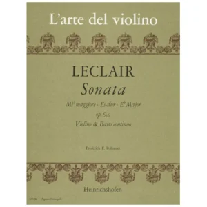 Leclair, J. M. A.: Violinsonate Nr. 9 Op. 9 Es-Dur