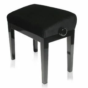 Discacciati 105 panca pianoforte nera lucida