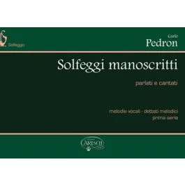 Pedron Solfeggi manoscritti