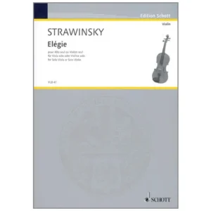 Strawinsky, I.: Elégie