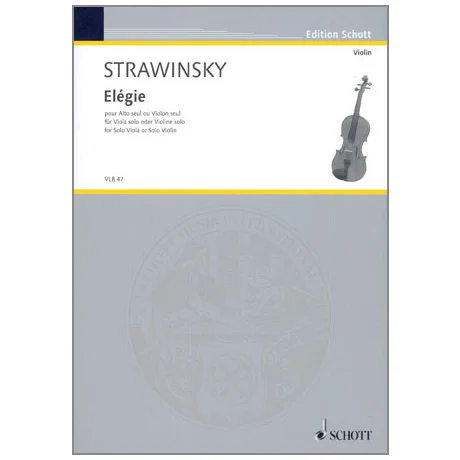 Strawinsky, I.: Elégie