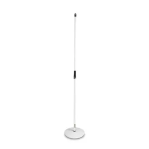 GRAVITY MS 23 W – Asta microfonica dritta con base tonda bianco