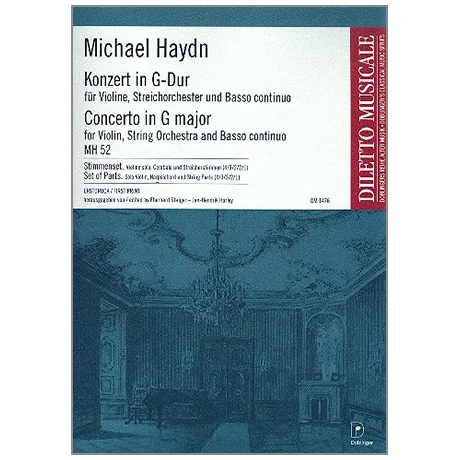 Haydn, M.: Violinkonzert für MH 52 G-Dur