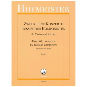 Zwei kleine Violinkonzerte russischer Komponisten