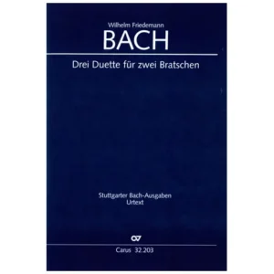 Bach, W.F.: 3 Duette