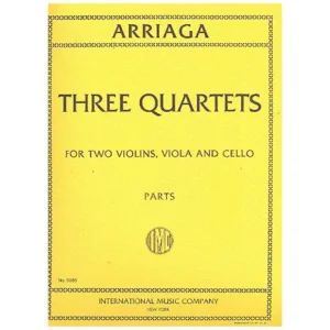 Arriaga, J. C. d.: 3 Streichquartette