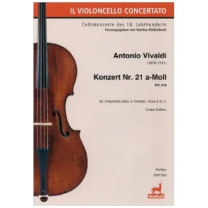 Vivaldi, A.: Konzert Nr. 21 a-Moll RV 418 – Partitur