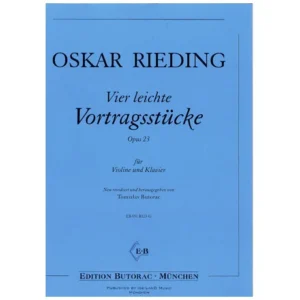 Rieding, O.: 4 leichte Vortragsstücke Op. 23