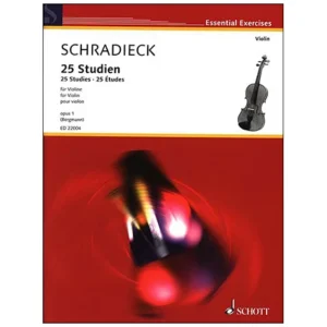 Schradieck, H.: 25 Studien Op. 1