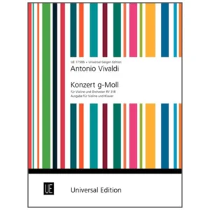 Vivaldi, A.: Violinkonzert Op. 6/3 RV 318 g-Moll