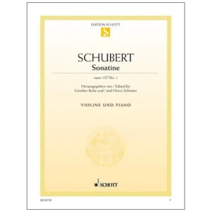 Schubert, F.: Sonatine in D-Dur Op. 137 Nr. 1