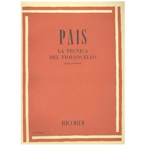 Pais, A.: La tecnica del violoncello – mano sinistra