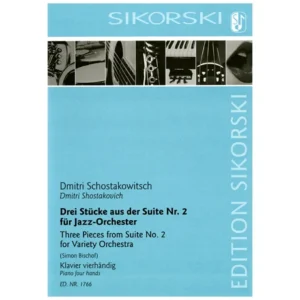 Shostakovich, D.: Drei Stücke aus der Suite Nr. 2 für Jazz-Orchester
