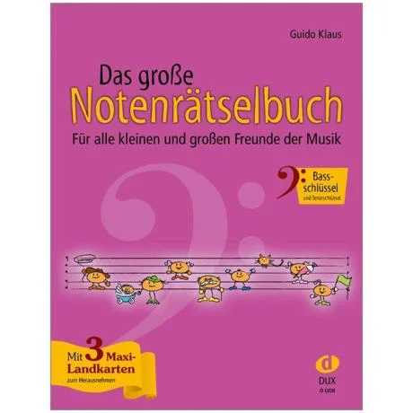Klaus, G.: Das große Notenrätselbuch – Bassschlüssel
