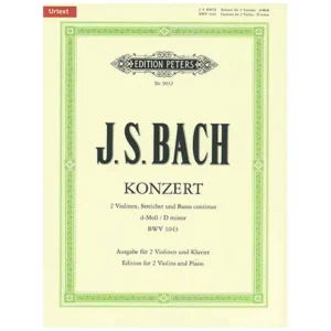 Bach, J. S.: Doppelkonzert BWV 1043 d-Moll Urtext