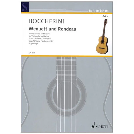 Boccherini, L.: Menuett und Rondeau Op. 13/5 und Op. 28/4