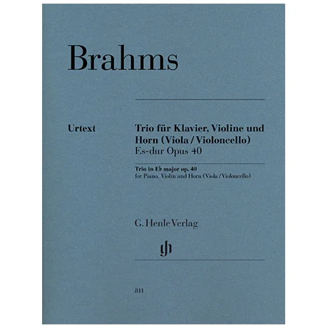 Brahms, J.: Klaviertrio Op. 40 Es-Dur