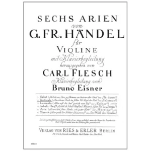 Händel, G. F.: 6 Arien Band 2 — Pastorale