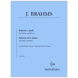Brahms, J.: Scherzo aus der »F.A.E.«-Sonate WoO 2 c-Moll