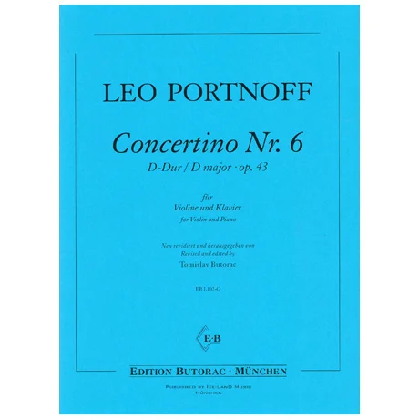 Portnoff, L.: Concertino Nr. 6 D-Dur op. 43