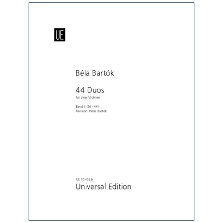 Bartók, B.: 44 Duos Band 2