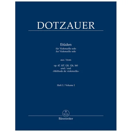 Dotzauer, J. H. F.: Etüden für Violoncello solo Heft 1