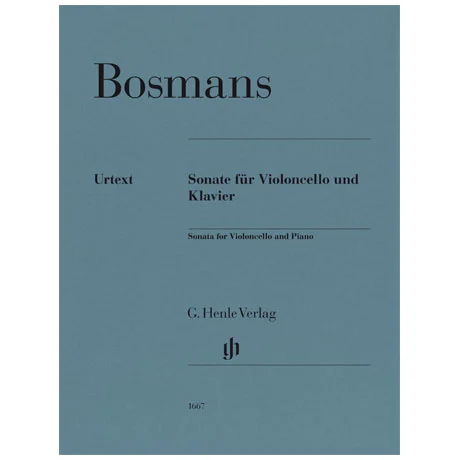 Bosmans, H.: Violoncellosonate