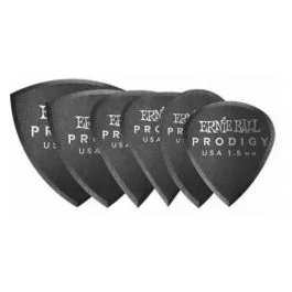 Ernie Ball 9342 plettri prodigy multipack black 1,5 mm busta 6