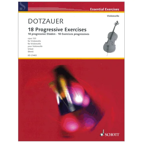 Dotzauer, J.: 18 progressive Etüden Op. 120