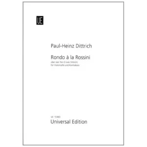 Dittrich, P. H.: Rondo à la Rossini über den Ton D