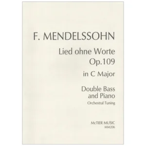 Mendelssohn Bartholdy, F.: Lied ohne Worte op.109 in C Major