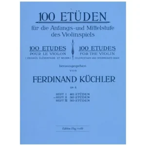 Küchler, F.: 100 Etüden Op. 6 Band 2
