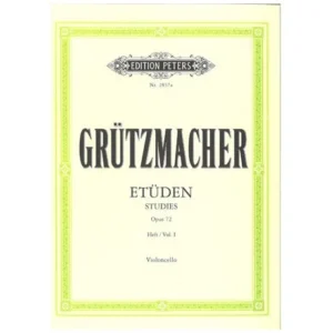 Grützmacher, F.W.: 12 Etüden für Anfänger mit Vc II ad lib. Op. 72 Bd. 1