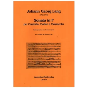 Lang, J. G.: Sonata in F