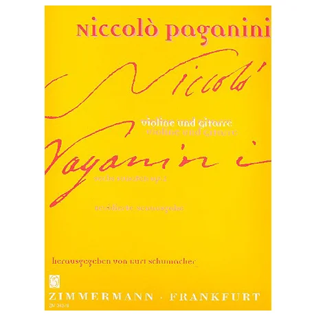 Paganini, N.: 6 Sonaten Op. 2