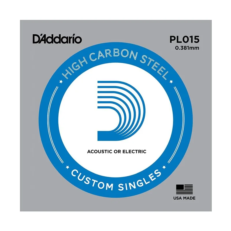 D’addario pl015 corda singola chitarra acustica / elettrica