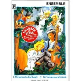 Children on stage Ein sommernachtstraum ensemble