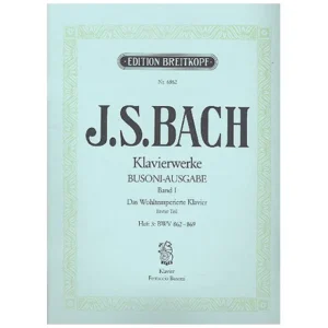 Bach, J. S.: Das Wohltemperierte Klavier 1. Teil Heft III BWV 862-869