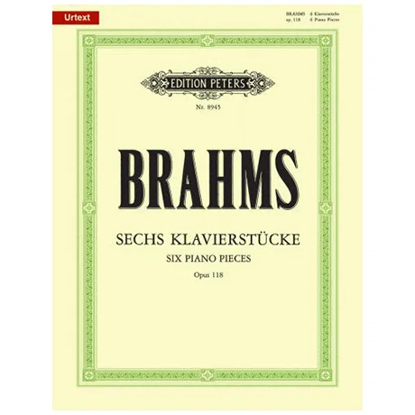 Brahms, J.: 6 Klavierstücke Op. 118