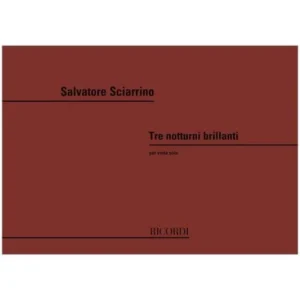 Sciarrino, S.: 3 Notturni Brillanti Per Viola Sola