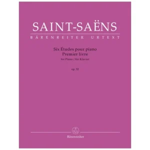 Saint-Saëns, C.: Six Études für Klavier Op. 52