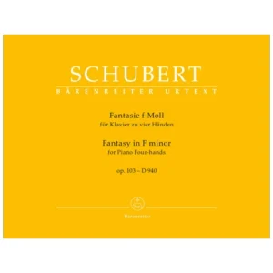 Schubert, F.: Fantasie für Klavier zu vier Händen f-Moll op. 103 D 940