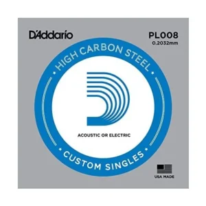 D’addario pl008 corda singola chitarra acustica / elettrica