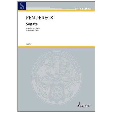 Penderecki, K.: Violinsonate