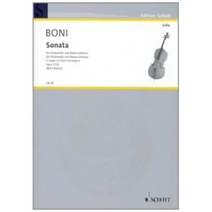 Boni, P. G. G.: Violoncellosonate Op. 1/10 C-Dur