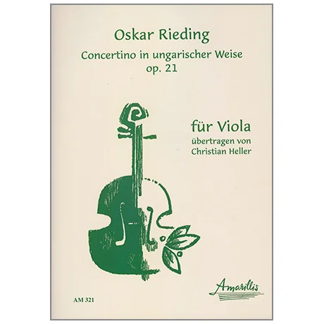 Rieding, O.: Concertino Op. 21 a-Moll »In ungarischer Weise« – Violastimme