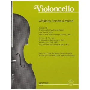 Mozart, W. A.: Sonate nach KV292 B-Dur