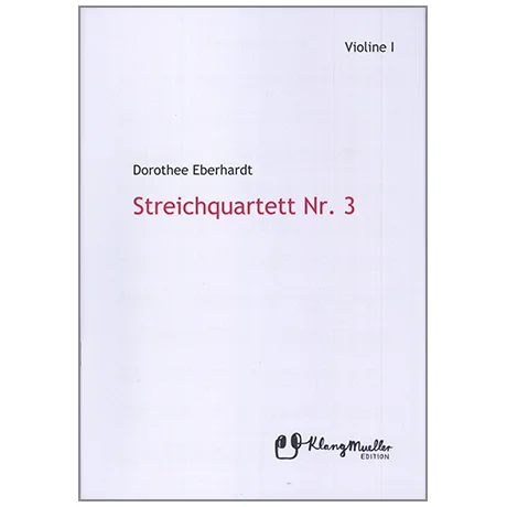 Eberhardt, D.: Streichquartett Nr. 3 – Stimmensatz